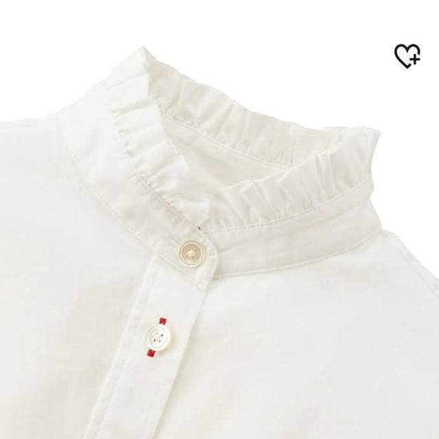 UNIQLO(ユニクロ)のUNIQLO×イネス スタンドカラーシャツ レディースのトップス(シャツ/ブラウス(長袖/七分))の商品写真