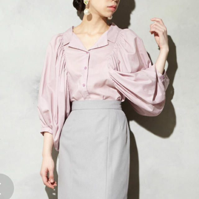 【美品】PAMEO POSE sleeve shirt