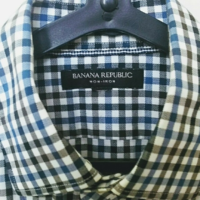 Banana Republic(バナナリパブリック)の【未使用に近い】Banana Republicチェック柄シャツ メンズのトップス(シャツ)の商品写真