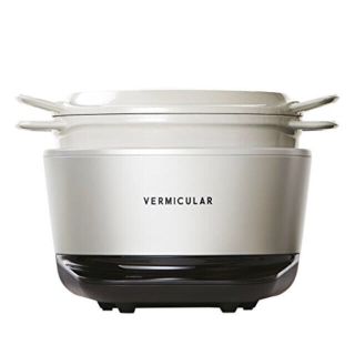 バーミキュラ(Vermicular)の‼️6/3までの限定値下げ‼️バーミキュラ ライスポット シーソルトホワイト(炊飯器)