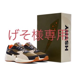 フィラ(FILA)のFILA MINDBLOWER × HSTRY BLK/GREEN/ORGN(スニーカー)