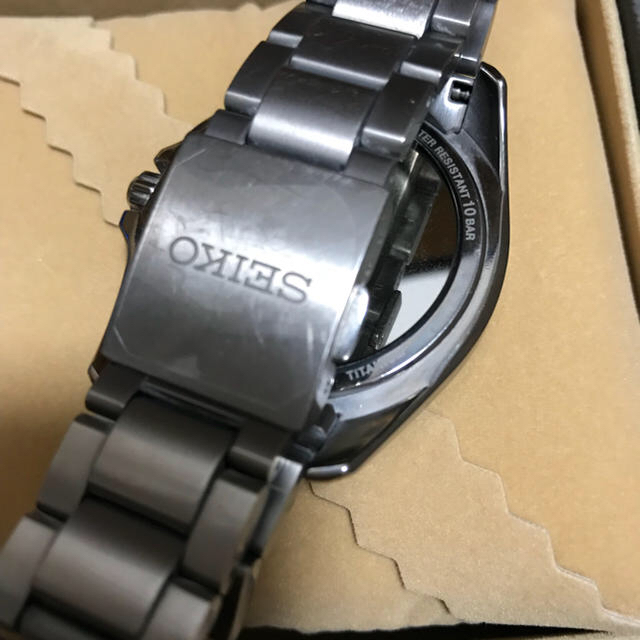 SEIKO(セイコー)のSEIKO 電波ソーラー サファイアガラス チタン メンズの時計(腕時計(アナログ))の商品写真