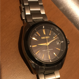 セイコー(SEIKO)のSEIKO 電波ソーラー サファイアガラス チタン(腕時計(アナログ))