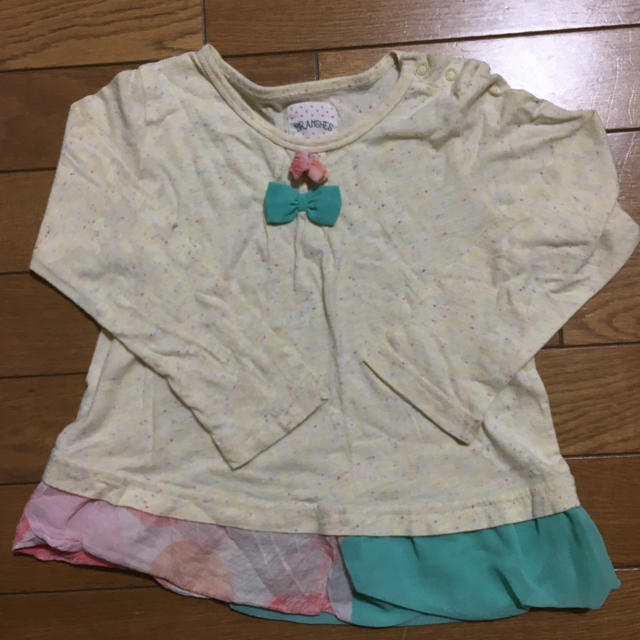 Branshes(ブランシェス)のロンT 95 女の子 ブランシェス キッズ/ベビー/マタニティのキッズ服女の子用(90cm~)(Tシャツ/カットソー)の商品写真