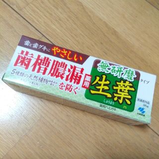 コバヤシセイヤク(小林製薬)の生葉　ハミガキ
小林製薬　95g(歯磨き粉)