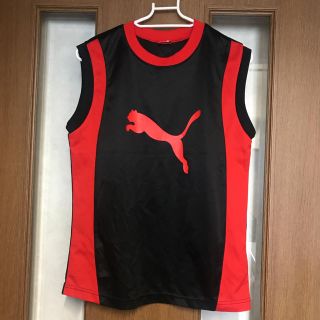 プーマ(PUMA)の【ナップ様専用】プーマ タンクトップ 150 ブラック(Tシャツ/カットソー)