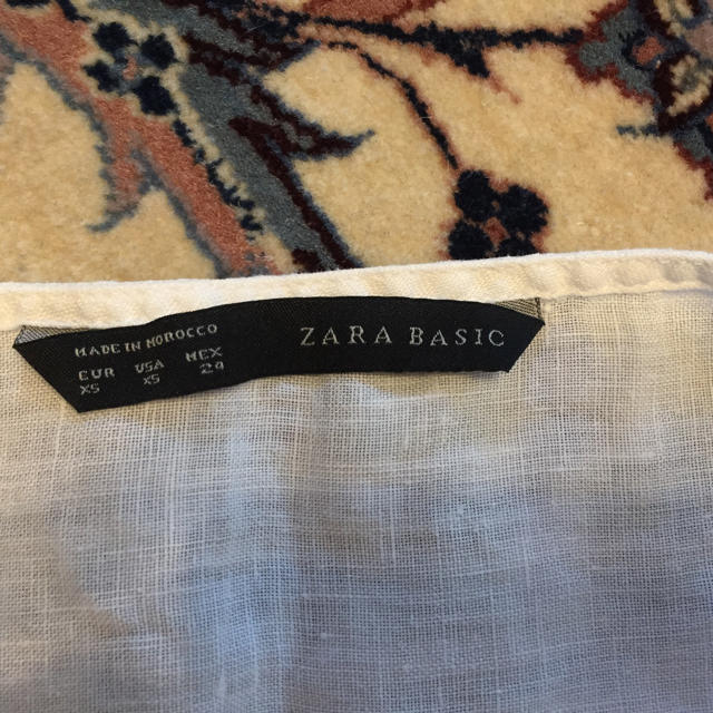 ZARA(ザラ)のZARA リネントップス レディースのトップス(シャツ/ブラウス(半袖/袖なし))の商品写真