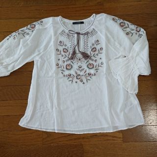 ダブルクローゼット(w closet)のWcloset  ボヘミアンブラウス チュニック(チュニック)