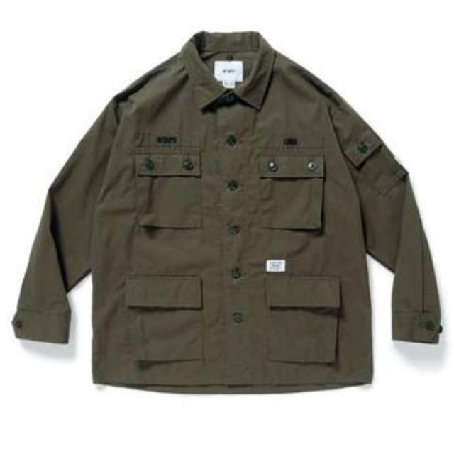 WTAPS 18SS JUNGLE LS 黒 S