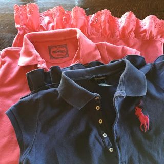 ラルフローレン(Ralph Lauren)のラルフローレン ポロワンピース２枚(ミニワンピース)