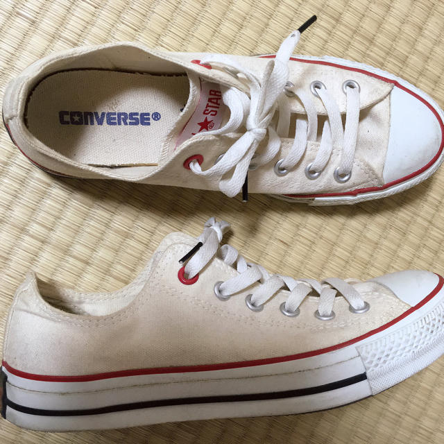 CONVERSE(コンバース)の未使用 コンバース 白 25.5㎝ レディースの靴/シューズ(スニーカー)の商品写真