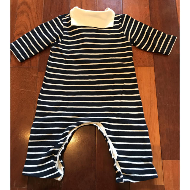 PETIT BATEAU(プチバトー)のプチバトー petit bateau ロンパース カバーオール キッズ/ベビー/マタニティのベビー服(~85cm)(カバーオール)の商品写真