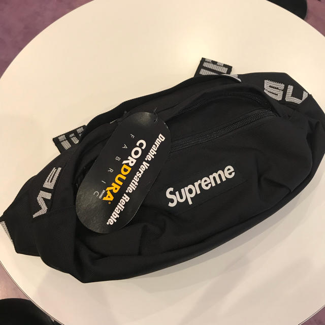 Supreme ウエストバック 黒  新品 ポーチ