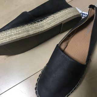 トムズ(TOMS)のオールドネイビー エスパ グレー(スリッポン/モカシン)