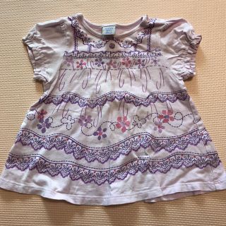 アナスイミニ(ANNA SUI mini)のアナスイミニ Tシャツ/チュニック 90センチ ラベンダー(Tシャツ/カットソー)