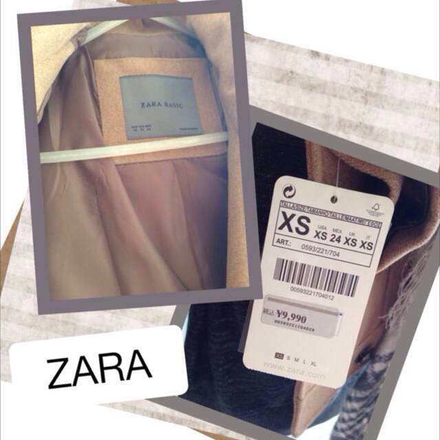 ZARA(ザラ)の【ZARA】ショートJKコート レディースのジャケット/アウター(ブルゾン)の商品写真