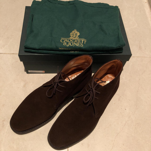 Crockett&Jones(クロケットアンドジョーンズ)のクロケット&ジョーンズ CHERTESY3 サイズ8 チャカブーツ メンズの靴/シューズ(ドレス/ビジネス)の商品写真