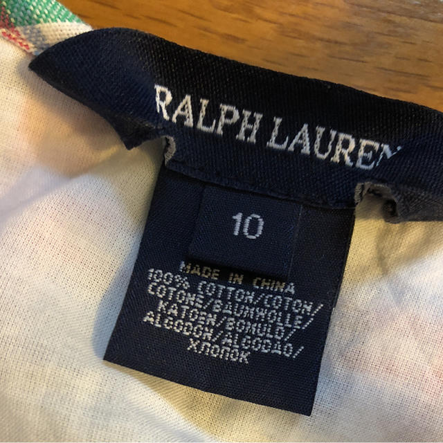 Ralph Lauren(ラルフローレン)のラルフローレン   ワンピース  140 美品 キッズ/ベビー/マタニティのキッズ服女の子用(90cm~)(ワンピース)の商品写真