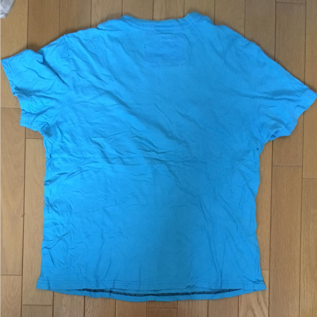 American Eagle(アメリカンイーグル)のアメリカンイーグル★ブルー 水色 Tシャツ メンズ L メンズのトップス(Tシャツ/カットソー(半袖/袖なし))の商品写真