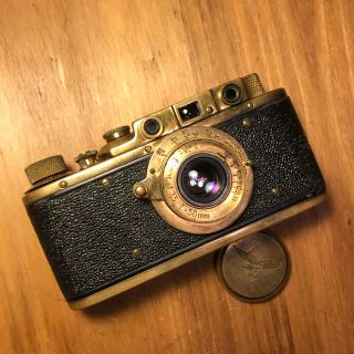 超希少！leica ライカ ナチスドイツ軍用ゴールド！(フィルムカメラ)