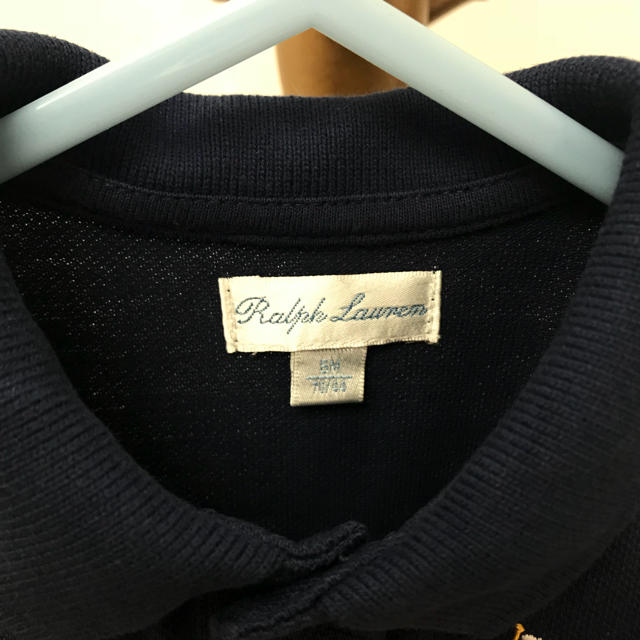 Ralph Lauren(ラルフローレン)のラルフローレン ベビー ロンパースポロシャツ キッズ/ベビー/マタニティのベビー服(~85cm)(ロンパース)の商品写真