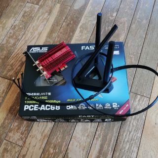 エイスース(ASUS)のASUS　pcie WiFiモジュール PCE-AC68(PCパーツ)