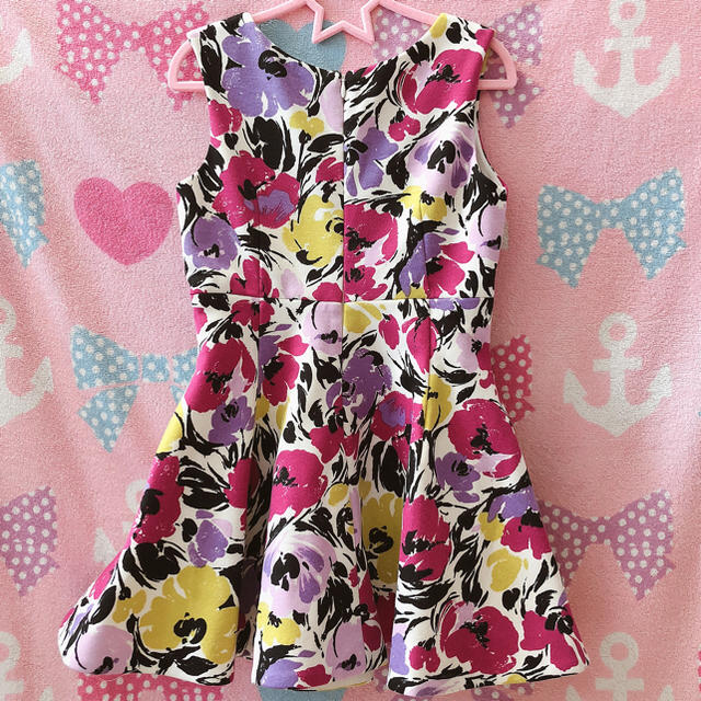 SNIDEL(スナイデル)のsnidel girl☆フラワー(花柄) ワンピース 130cm キッズ/ベビー/マタニティのキッズ服女の子用(90cm~)(ワンピース)の商品写真