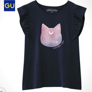 ジーユー(GU)の新品未使用☆GU×セーラームーン Tシャツ(ルナ)(その他)