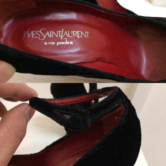 Saint Laurent(サンローラン)のYVES SAINT LAURENT ITALY製 トムフォード ベロアパンプス レディースの靴/シューズ(ハイヒール/パンプス)の商品写真