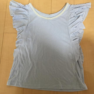 ココディール(COCO DEAL)の袖フリルTシャツ(カットソー(半袖/袖なし))