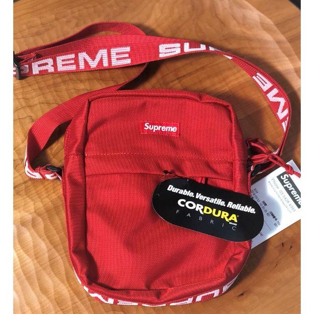 国内正規　Supreme Shoulder Bag 18ss　Red　ショルダー