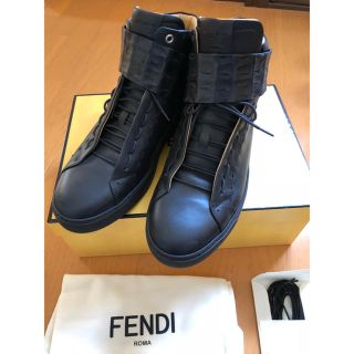 フェンディ(FENDI)のフェンディ クロコダイルハイカットスニーカー fendi(スニーカー)