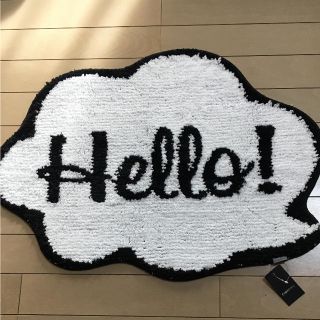 フランフラン(Francfranc)の新品⭐️フランフラン ラインマット Hello!(玄関マット)