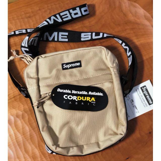 国内正規　Supreme Shoulder Bag 18ss　Tan　ショルダー