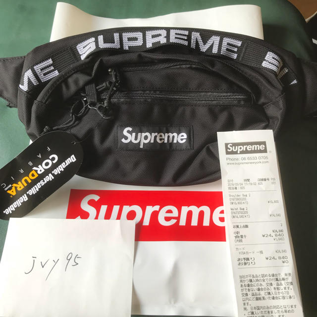 ウエストポーチsupreme 18SS waist bag ウエストバッグ