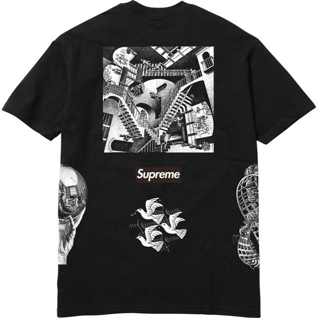 Tシャツ/カットソー(半袖/袖なし)17ss Supreme M.C. Escher Collage Tee L