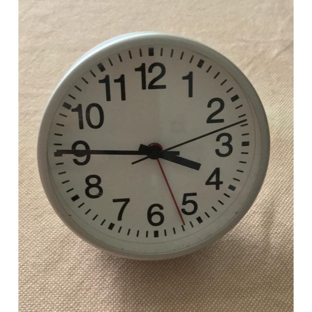 MUJI (無印良品)(ムジルシリョウヒン)の無印良品 時計 インテリア/住まい/日用品のインテリア小物(置時計)の商品写真