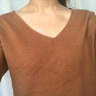 プロポーションボディドレッシング(PROPORTION BODY DRESSING)のブランシック vネック 春ニット(ニット/セーター)