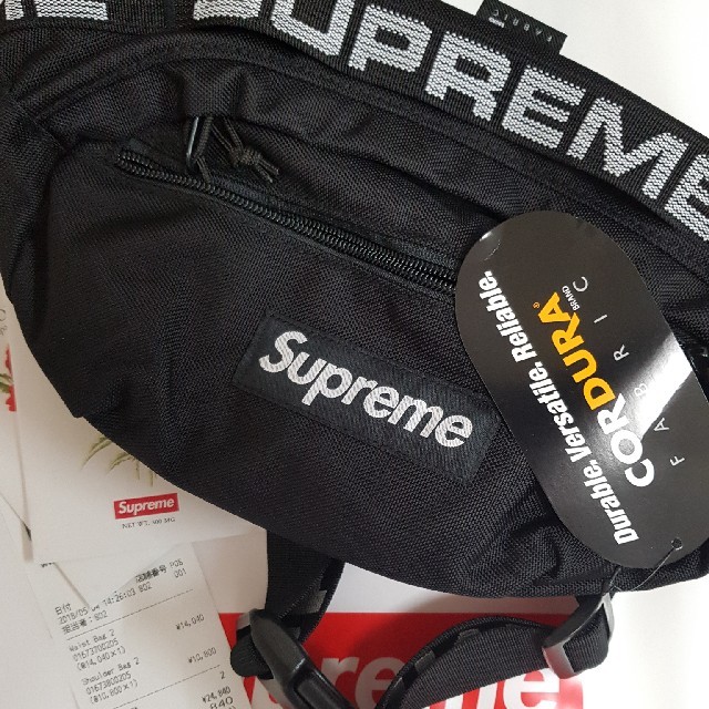 (値下げ)Supreme 18ss Waist Bag