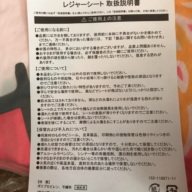 Disney(ディズニー)の新品 ECCジュニア レジャーシート  スポーツ/アウトドアのスポーツ/アウトドア その他(その他)の商品写真