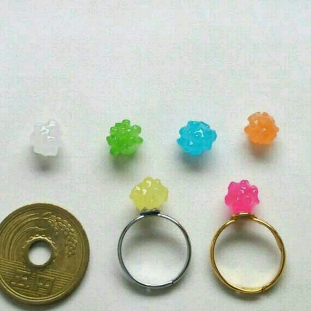 [再販]300円♡金平糖のピンキーリング レディースのアクセサリー(リング(指輪))の商品写真