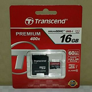 トランセンド(Transcend)の☆【送料無料】microSDHC 16GB ﾄﾗﾝｾﾝﾄﾞ製/新品未開封☆(その他)