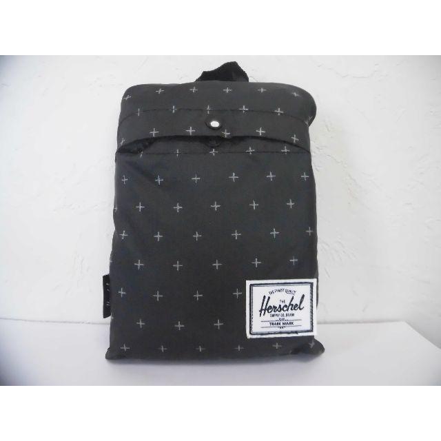 HERSCHEL(ハーシェル)のハーシェルサプライ Black Gridlock 折りたたみリュック レディースのバッグ(リュック/バックパック)の商品写真