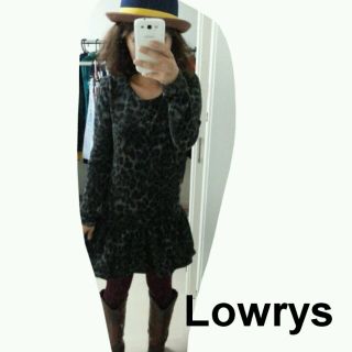 ローリーズファーム(LOWRYS FARM)のLowrys ヒョウ柄 ミニワンピ(ミニワンピース)