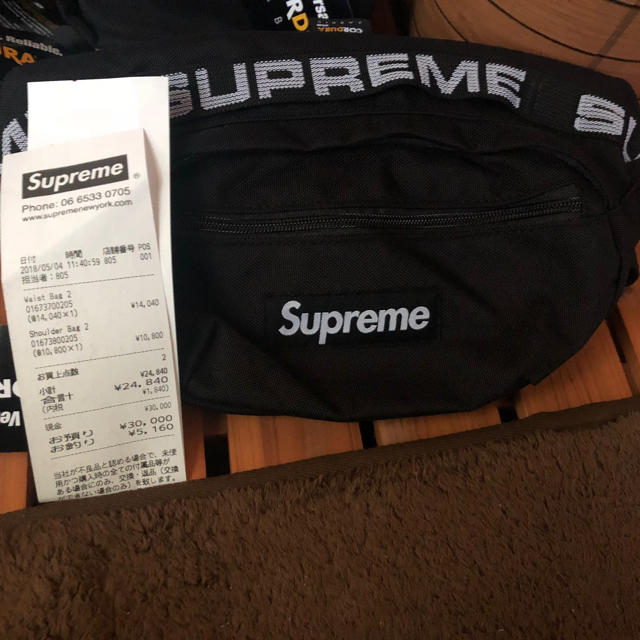 ウエストポーチsupreme waist bag 18ss