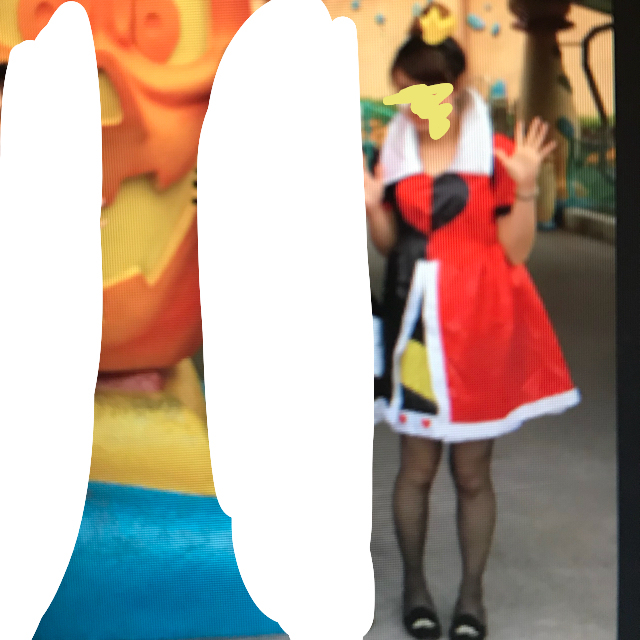 Disney(ディズニー)のハートの女王❤︎美品 エンタメ/ホビーのコスプレ(衣装)の商品写真