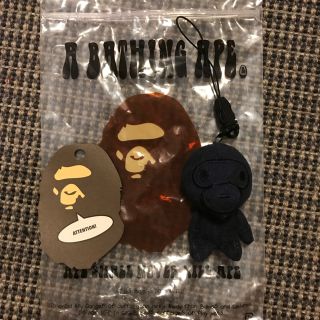 アベイシングエイプ(A BATHING APE)のAPE エイプ milo マイロ マスコット クリーナー ストラップ NIGO(キーホルダー)