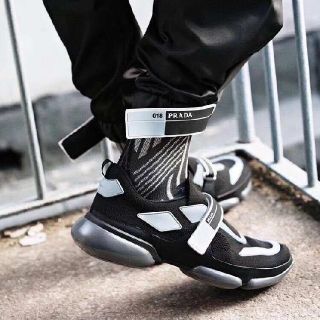 PRADA - 50(Lサイズ) 18ss PRADA ギャバジンナイロンパンツの通販 by ...