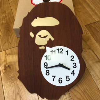 アベイシングエイプ(A BATHING APE)の BAPE 壁掛け時計(掛時計/柱時計)