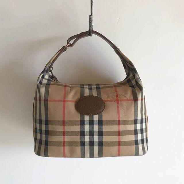 低価格化-BURBERRY - ノバチ•ェック ハンドバッグ A4• - lyceemaputo.org